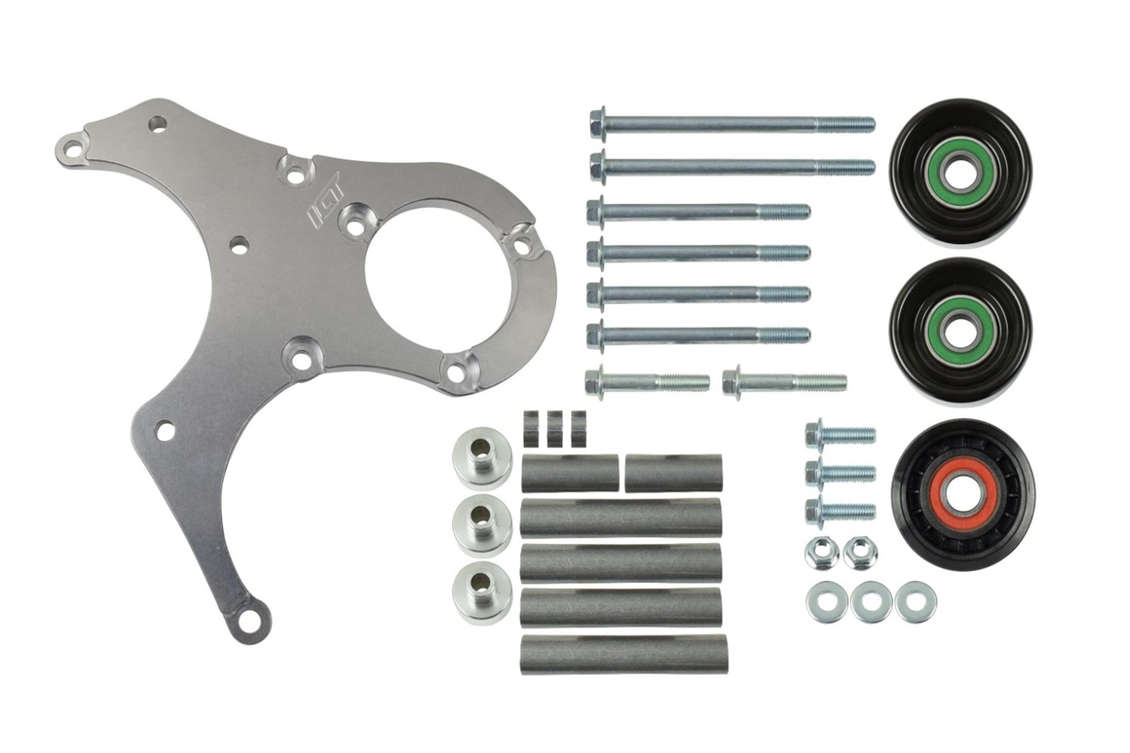 ICT+Billet+LS+Truck+Spacing+OEM+Fox+Body+Power+Steering+Alternator