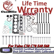 Kit de válvula de junta de culata de motor para Volvo C30 C70 S40 S60 V50 V60 2,5 L NUEVO