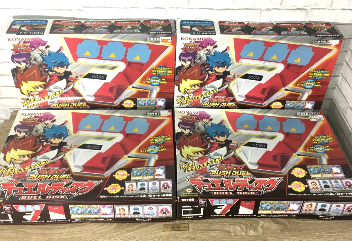 4 setKONAMI Yu-Gi-Oh YuGiOh SEVENS Rush Duel Duel Disc Japan limited No  Cards | eBay
