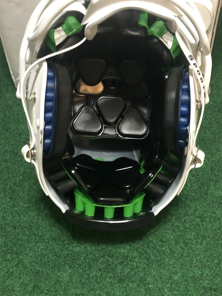 Casco de fútbol americano Marshall Faulk firma personalizada GSOT�� certificado Beckett RAMS�� Foto 2 de 3