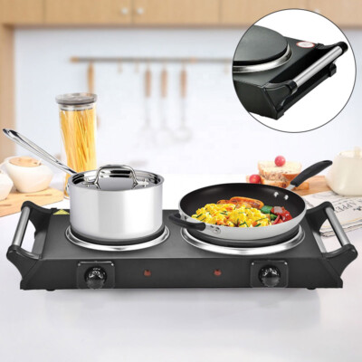 Hot Plate Electric Cooker 2500w Double Hob Portable Table Top Hob Kitchen  Stove | eBay