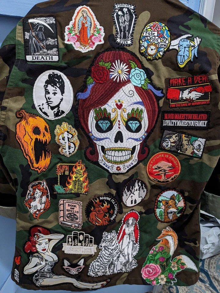 Our Lady of Guadalupe Patch Nuestra Señora de Guadalupe Embroidered Iron On 3x4" - Image 3 of 4