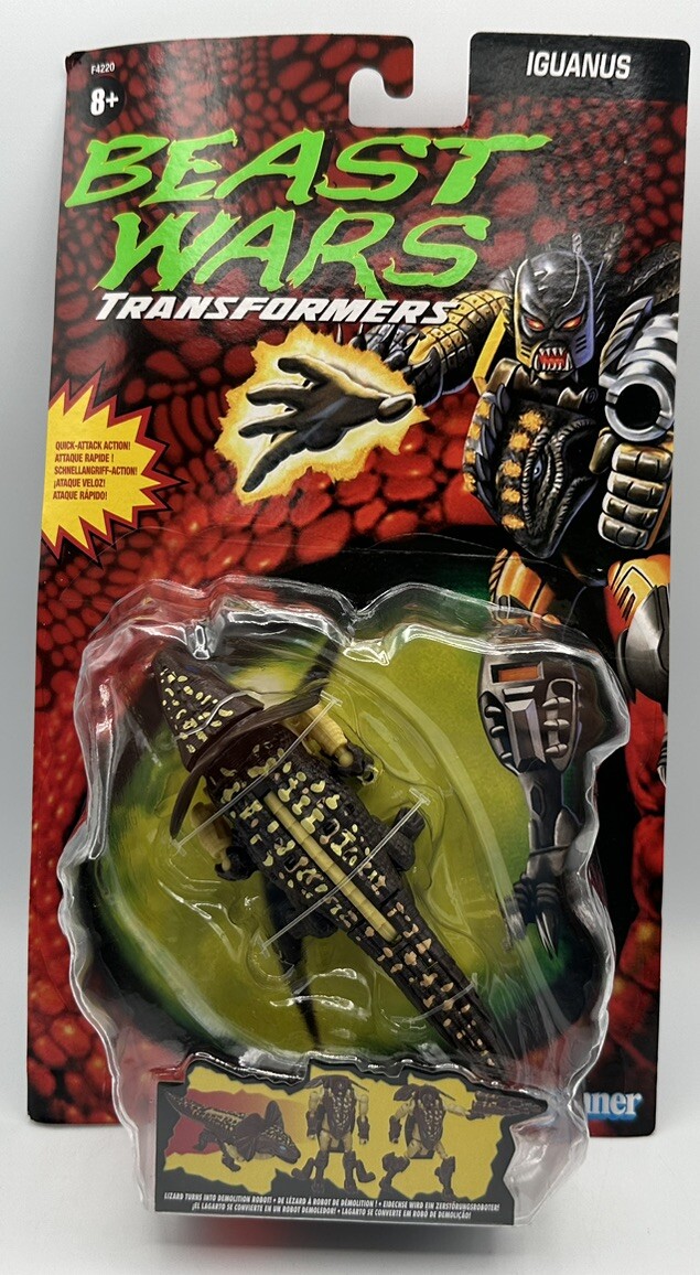 Beast Wars Predacon Iguanus Transformer Kenner Brand New Free Shipping 2022