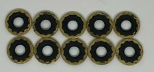 Brass/Viton Oxygen Regulator Washer Pack of 10
