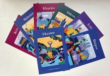 Postcards Heroic Cities of Ukraine 2022 Set of 7 Collectible