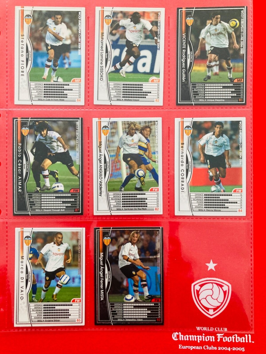 WCCF  2004～2005 2004-05 Panini SEGA WCCF European Clubs Deportivo complete