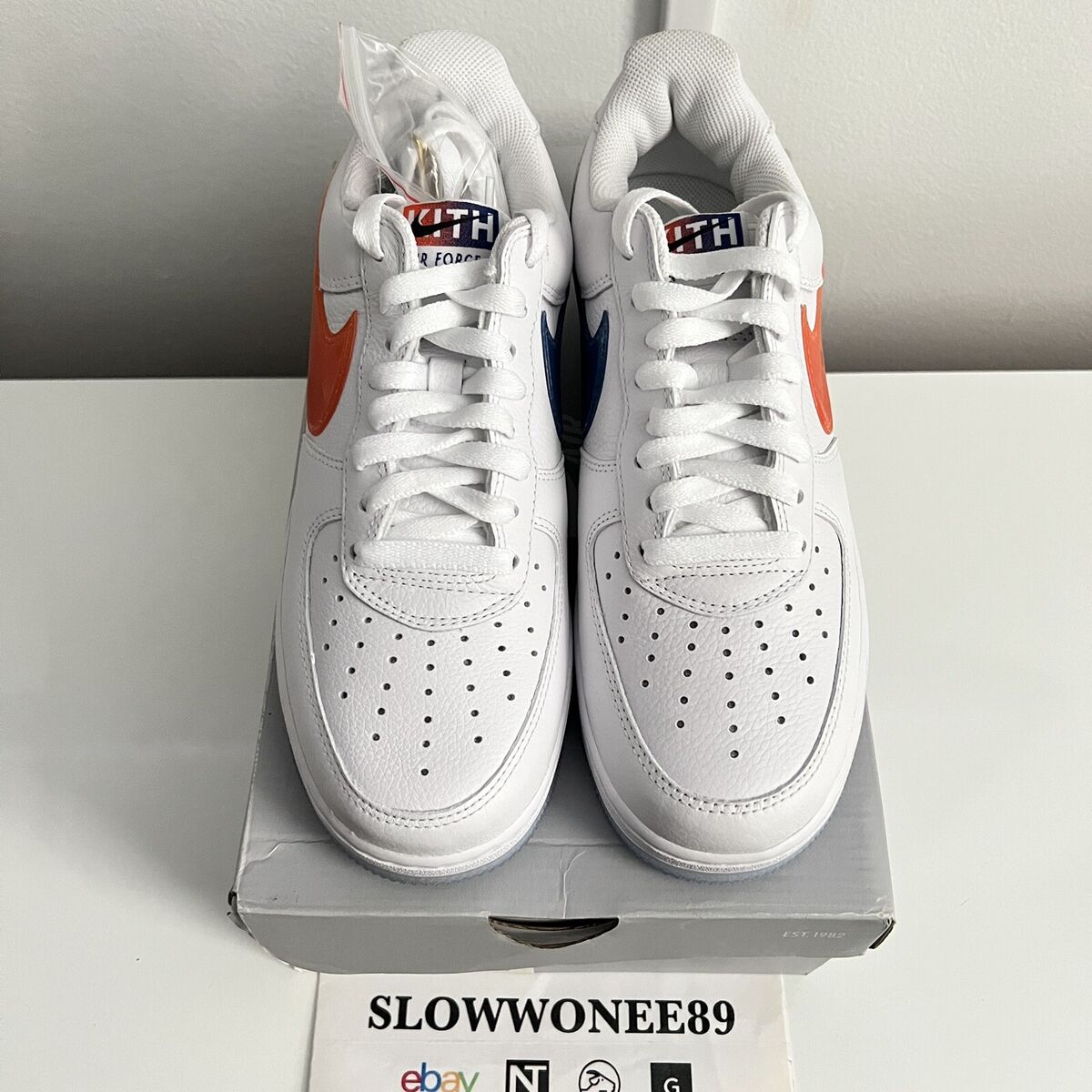NEW Kith x Nike Air Force 1 Low Knicks NYC White CZ7928-100 NEW Kith x Nike Air Force 1 Low Knicks NYC White CZ7928-100