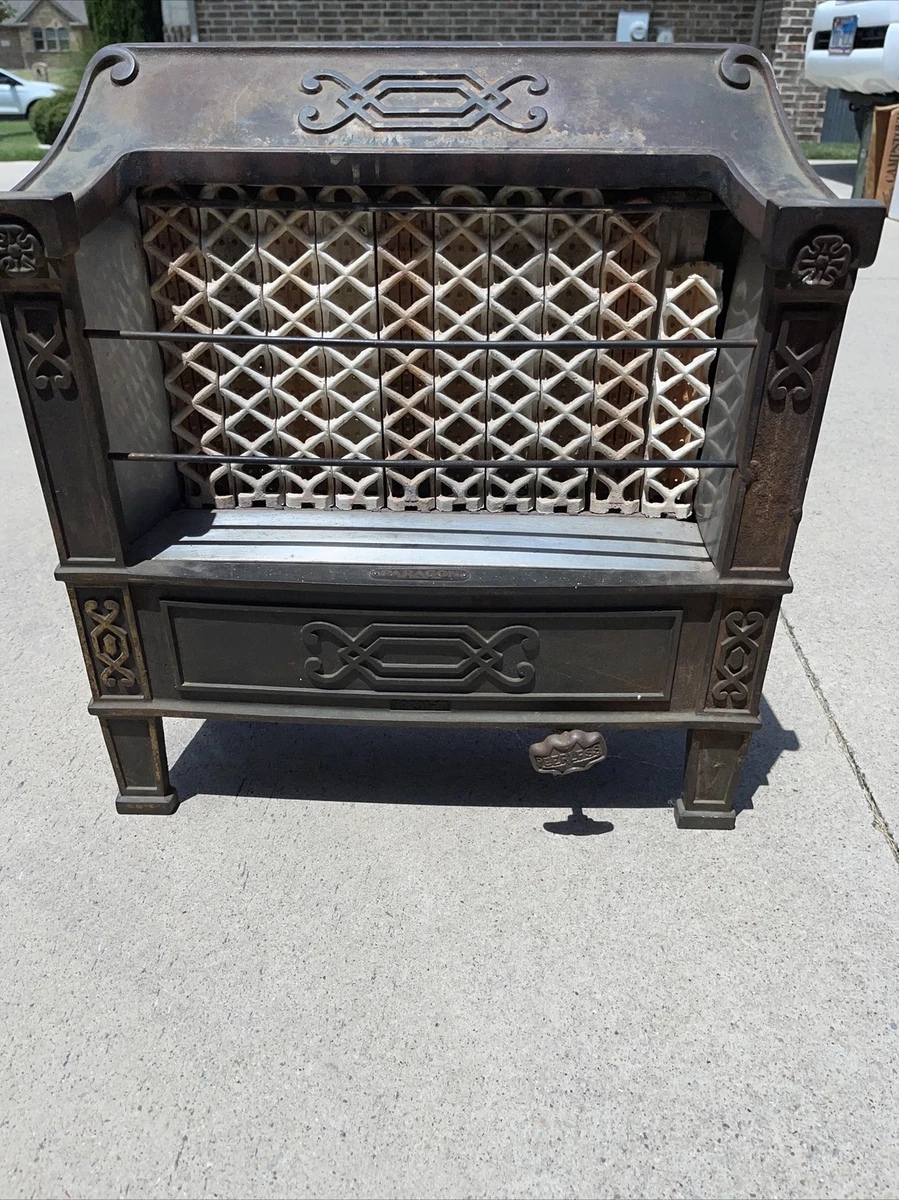 Antique Windsor Paragon Ceramic Cast Iron Gas Space Heater | eBay
