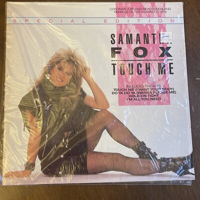 SAMANTHA FOX TOUCH ME 1986 UK PRESS 12'' VINYL SPECIAL EDITION GATEFOLD OG SHRINK