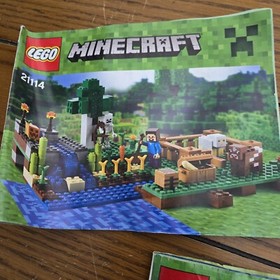 Lot Lego Minecraft 21114 21113 21119 Instruction MANUALS ONLY