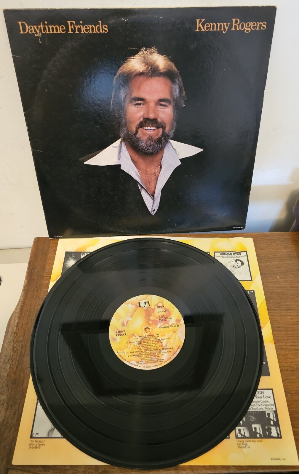 KENNY ROGERS DAYTIME FRIENDS UALA754 United Artist Records 1977 Vinyl Record LP