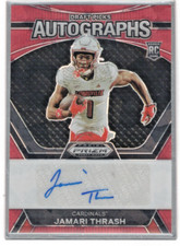 2024 Panini Prizm Draft Picks Red Ice Prizm Auto Jamari Thrash #DPA-JTH