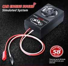 GT POWER All-In-One Car Engine Sound Simulated System 58 Kinds Sound Fit 1/10 RC