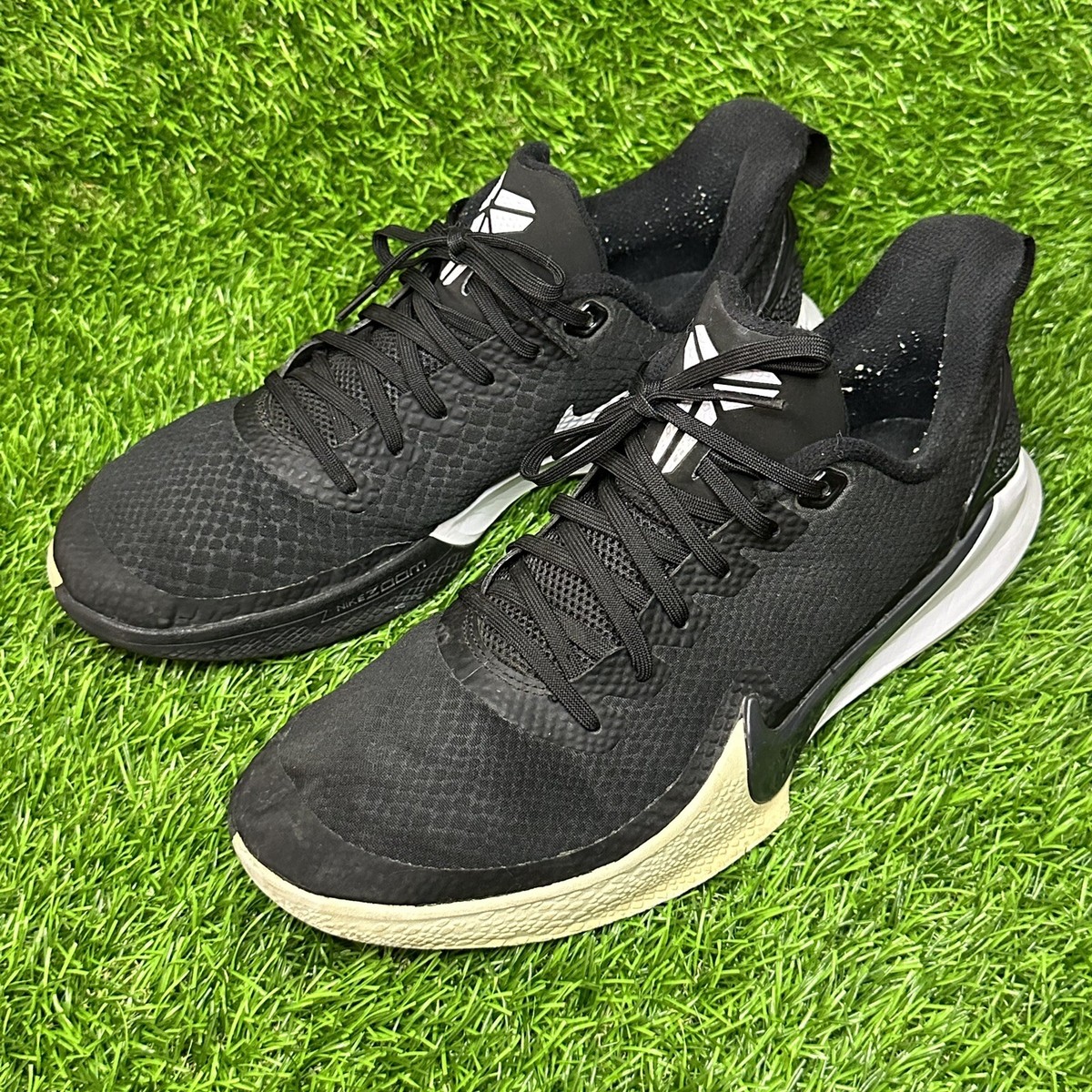 Nike Mamba Fury Focus Black White AJ5899-002 Mens Size 9.5 US