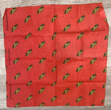 VINTAGE 1991 Jose Cuervo Tequila Red Bandana Kerchief AOP