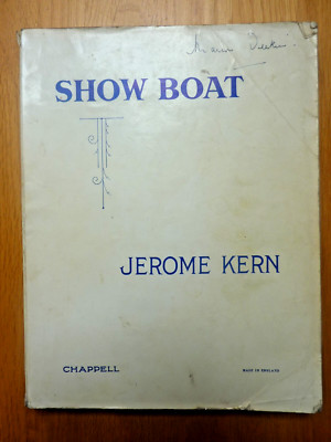 SHOW BOAT - Vintage Full Music Score 1928 - Jerome Kern