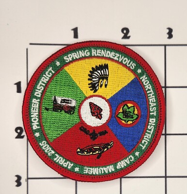 2005 Pioneer Distrct Spring Rendevous Patch BSA Boy Scouts Embroidered