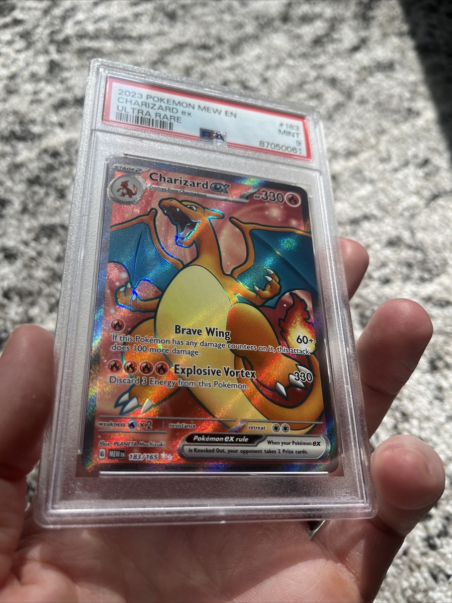 2023 Pokémon 151 - Charizard ex 183/165 - PSA 9 Mint Holo Ultra