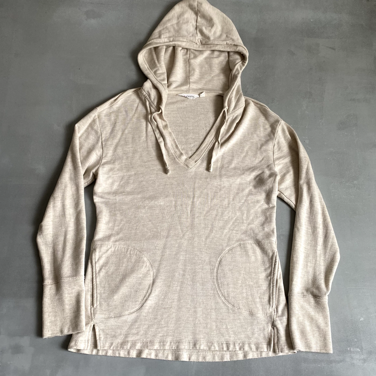 athleta hooie soft cozy pullover pockets long sleeve beach shirt