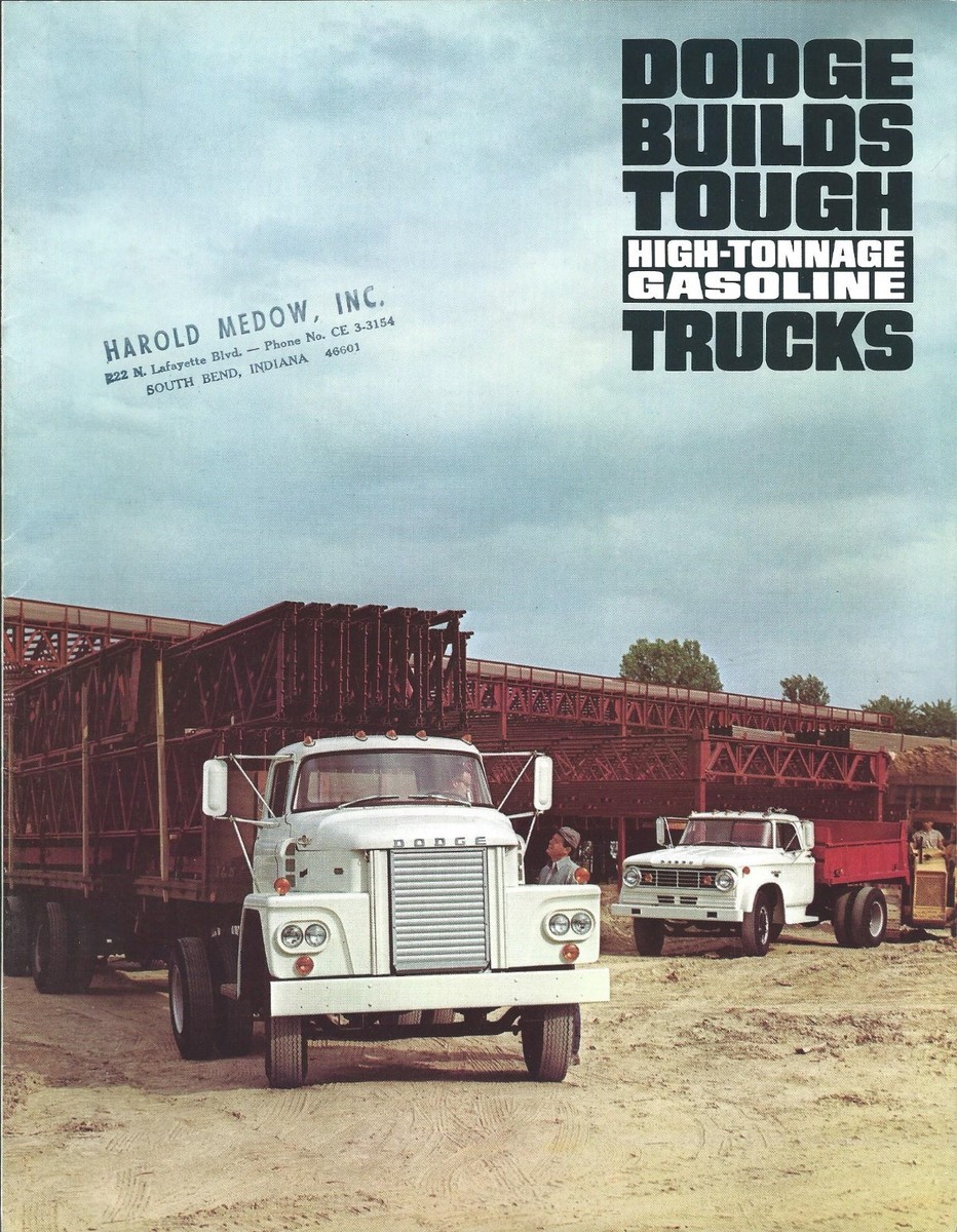 Truck Brochure - Dodge - D800 CT900 et al High Tonnage LCF
