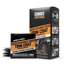 Cerakote Ceramic Trim Coat, Plastic Trim Restorer for Cars - Maximum Strength