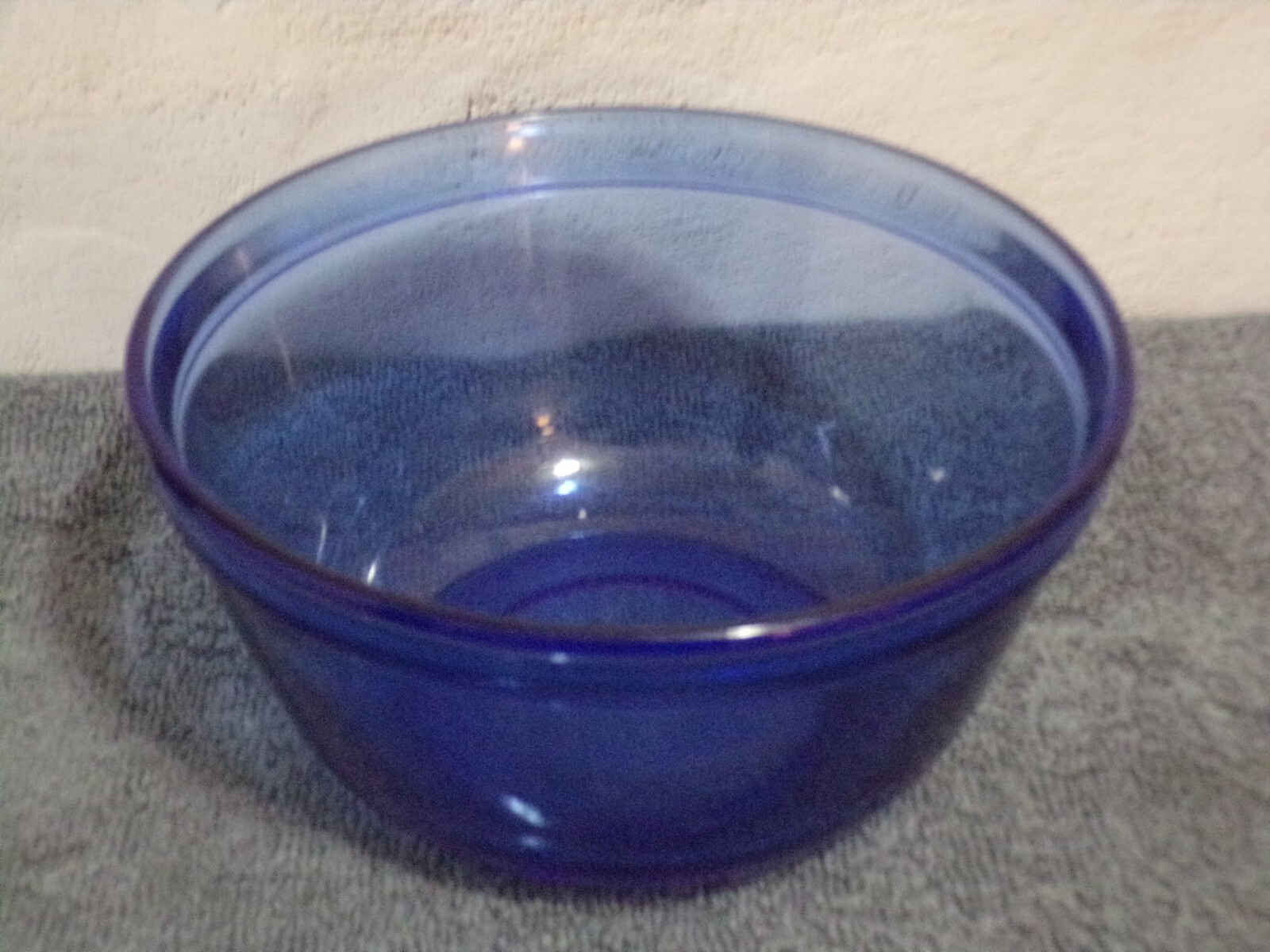 Vintage Anchor Hocking Cobalt Blue Serving/Mixing Bowl 2.5 QT