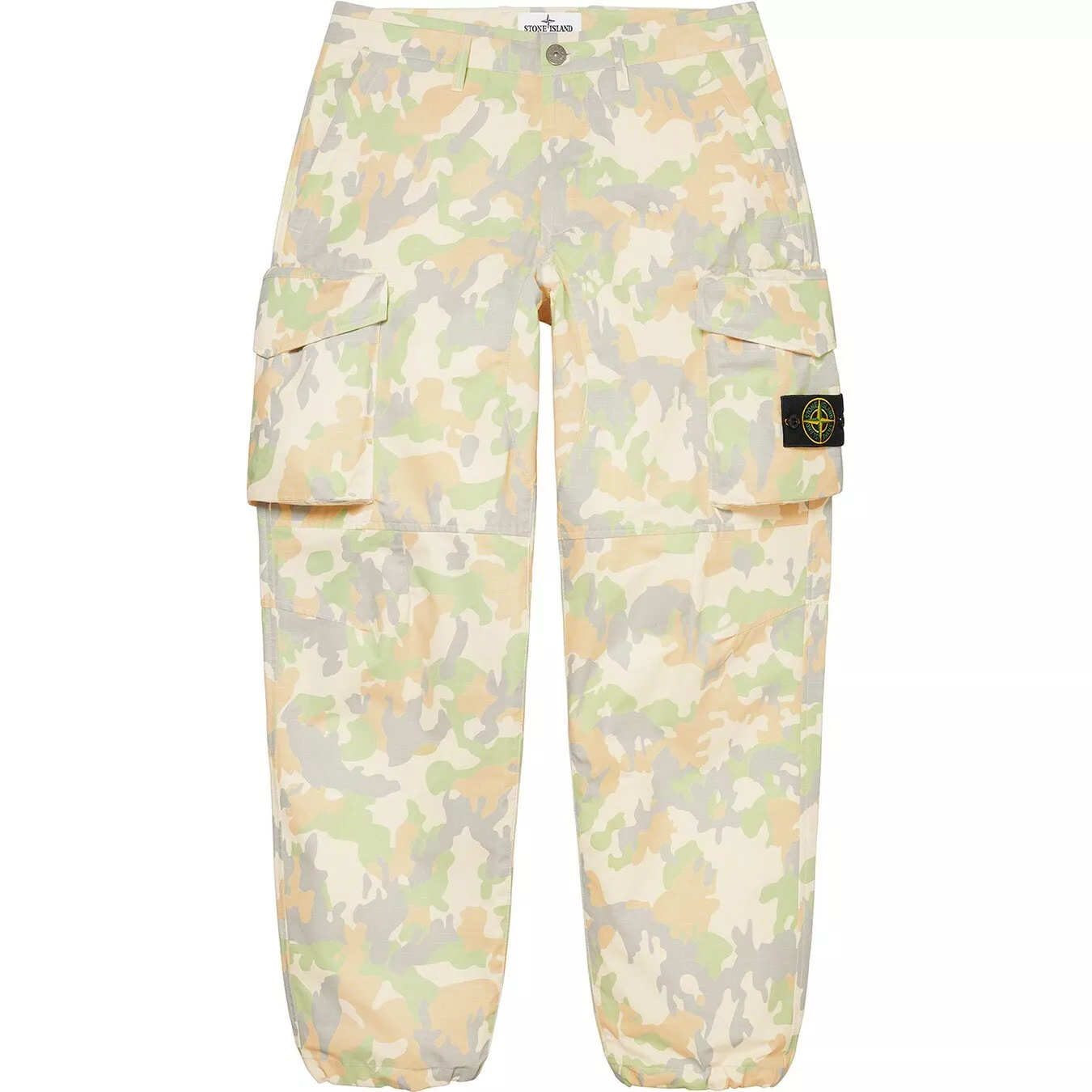 Taille 32   Pantalon cargo déchiqueté réactif Supreme Stone Island 301S1 bronzé