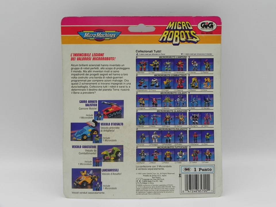 Galoob Zbots Voids Micro Machines Robots Moc Sealed Micromachines Gig Italian #6 - Image 4 of 4