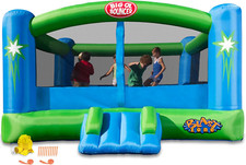 15x12 Inflatable Bounce House - Big Ol Bouncer for 6 Kids with Blower