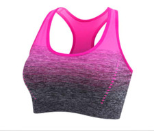 New Sexy Sports Bra Top For Fitness Women Push Up Cross Straps Padded