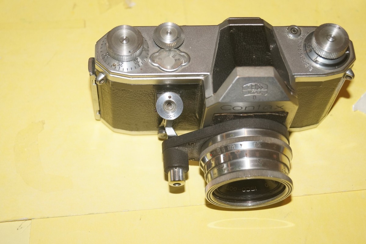 Contax D カメラ Zeiss Contax D film camera w external auto lens non working