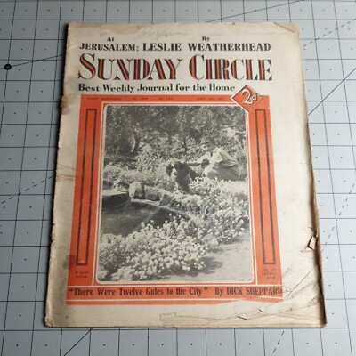 Sunday Circle Weekly Journal July 10th 1937 No.1808 Magazine