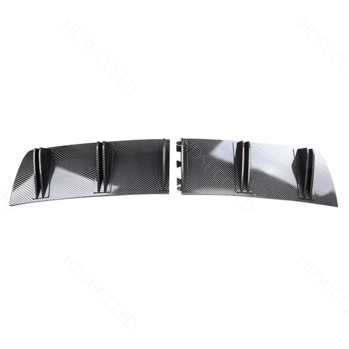 Fit E90 E92 F30 F10 G30 Carbon Rear Bumper Diffuser 5 Fins Spoiler Lip Splitter - Picture 10 of 13