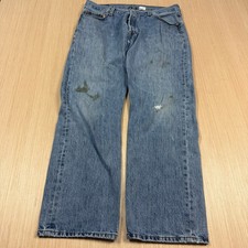 Levis 501 Vintage y2k Jeans Button Fly Distressed Paint 36x30 men's grunge