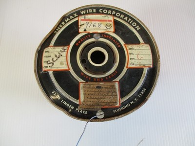Thermax 22 AWG Stranded SPC Hookup Wire PTFE Teflon Blue Brown White NOS 22gauge