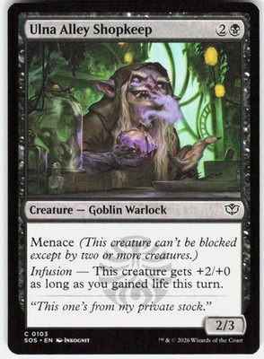 Ulna Alley Shopkeep 103 Secrets of Strixhaven Magic the Gathering