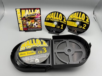 PC-Spiel (Retrogame) ''Hallo! 2 - 50 Top Spiele auf 15 CD-ROMs!'' komplett, TOP