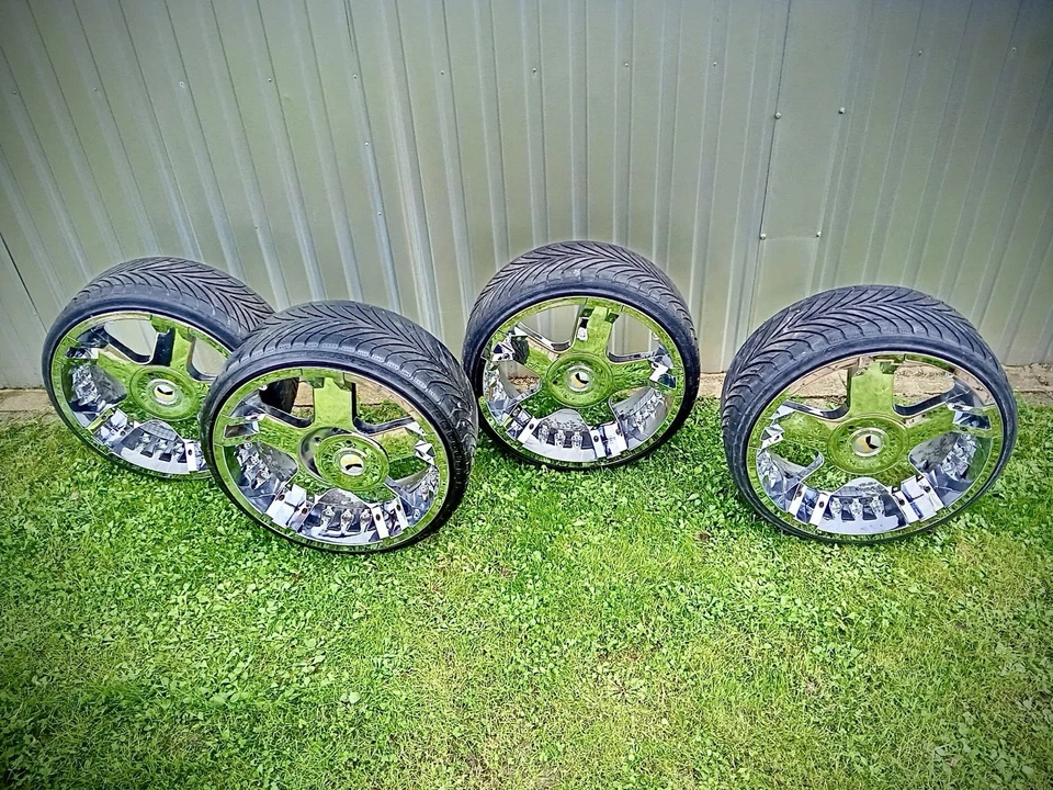 Ich Verkaufe meine 5x100-66,6 Chrom Felgen Schmidt Revolution in 8,5Jx20 Et 35 - Bild 4 von 4