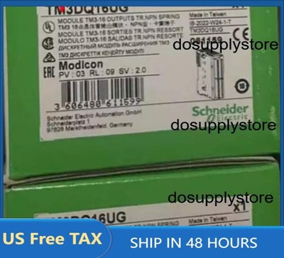 TM3DQ16UG Schneider Elect Digital Output Modicon Output Spring New in Box 1pcs