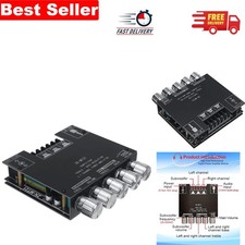 Versatile ZK-MT21 2.1 Channel Bluetooth Digital Amplifier, Safe & Compact