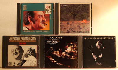 Joe Pass 5 CDs Songs For Ellen One Baby Unforgettable C. Parker Tudo Bem! NM/M