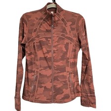 Lululemon Define Jacket Heritage 365 Camo Brier Rose Pink Multi-Color Women  s 10