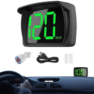 Digital GPS Speedometer MPH, Heads Up Display with Large LED Font, Golf Cart