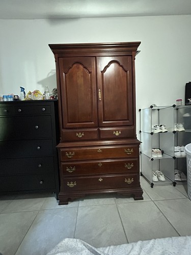 Sumter cabinet co. Solid Cherry Traditional Clothing/tv Armoire