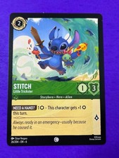 Disney Lorcana TCG Stitch Little Trickster 26/204 Azurite Sea NM