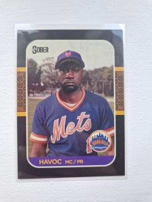 Havoc Mobb Deep Sober Hip Hop Trading Card NY Mets Baseball Style MC Producer