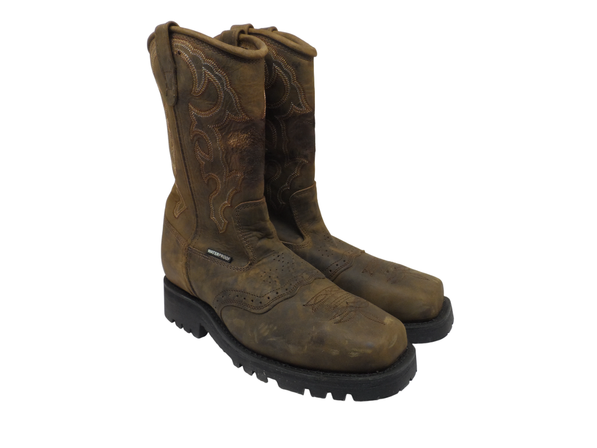 Hoffman Lineman Boots | Composite Toe | USA Made | Extra Wide | Men’s 8 EE Composite Toe Grindstone Lineman Boot | EH Rated Work Boot  main image 3