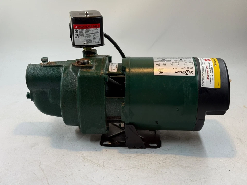 Bomba de chorro de pozo poco profundo Zoeller de hierro fundido 1461-0006 Foto 2 de 4