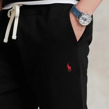 Polo Ralph Lauren Fleece Sweat Set Black M Size Jogging