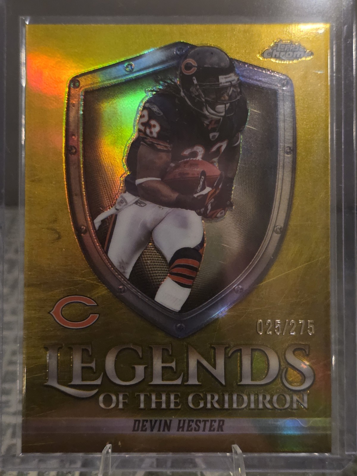 2025 Topps Chrome - Legends of the Gridiron Devin Hester #LOG-37 Yellow...